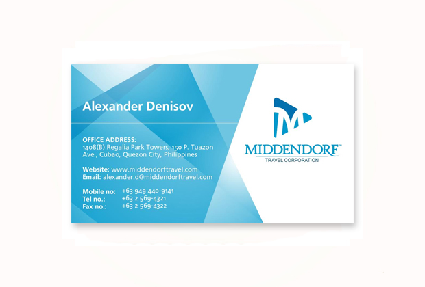 Middendorf business card design cubao