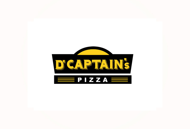 D Captain pizza logo design manila