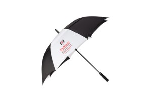 Twin canopy golf umbrella