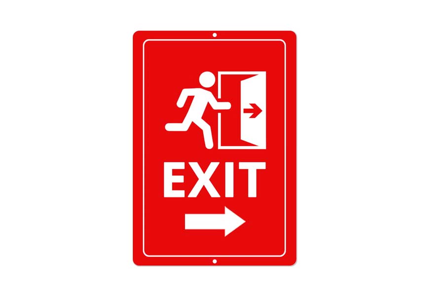 directional sintra board signage