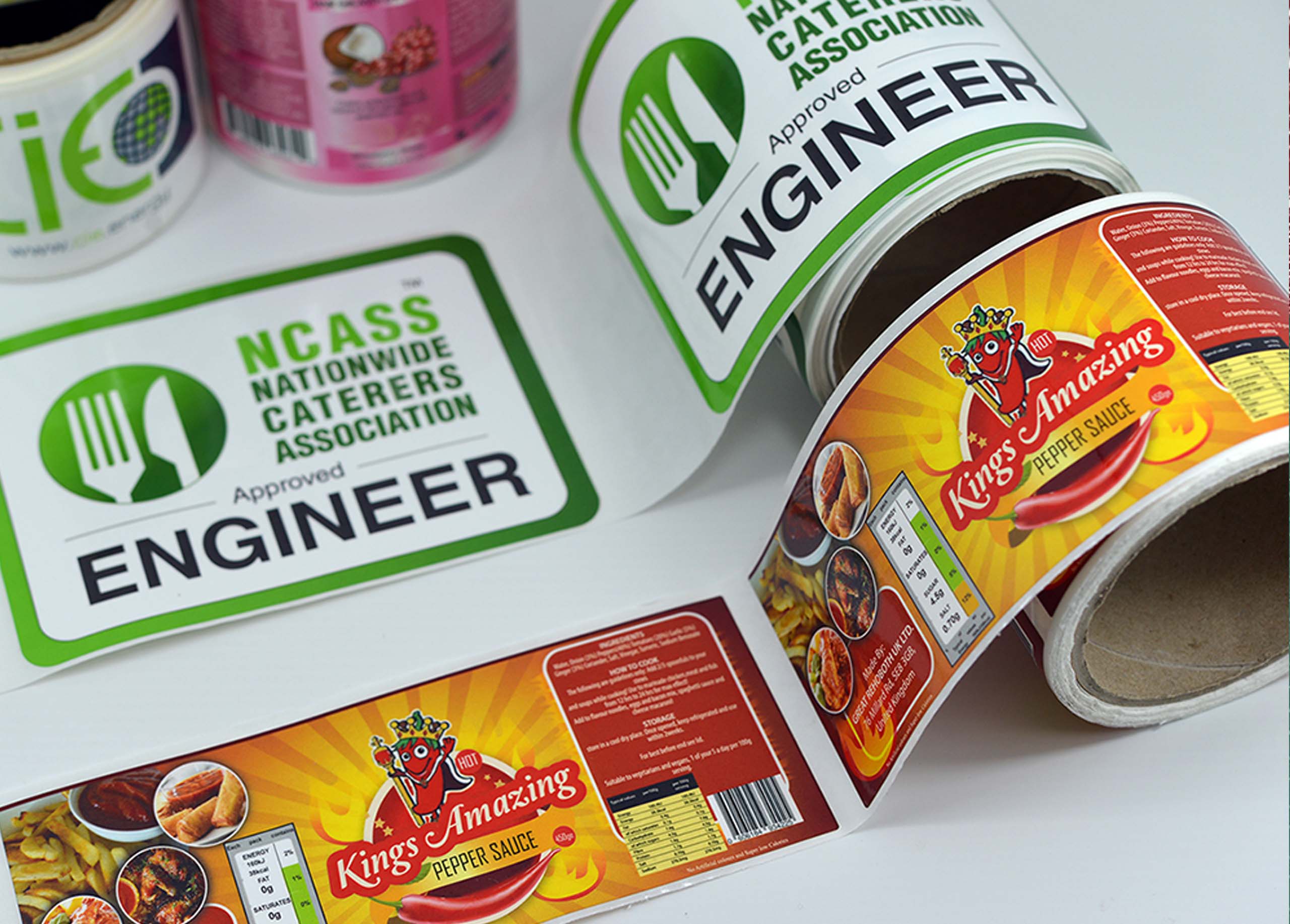 stickers and labels printing for events